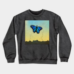 Paris' butterfly Crewneck Sweatshirt